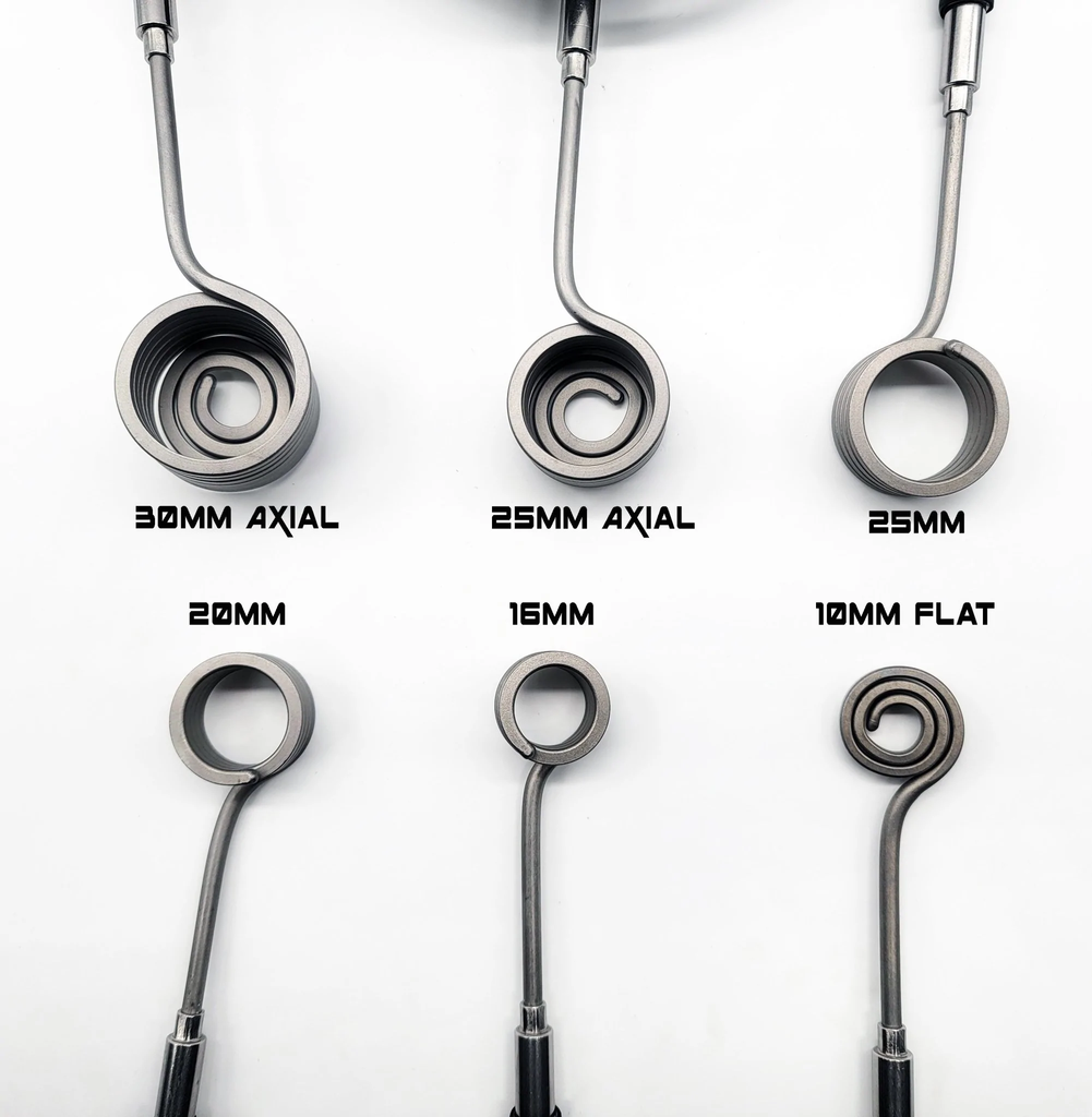 Enail Heating Coil Sizes