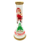 UV Reactive Beaker Bong Luminous Santa Claus