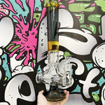 16 Inch Color Inline Diffused Straight Tube Bong