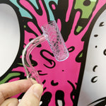 20mm Geometric Etched Quartz Banger Three Colors