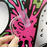 20mm Geometric Etched Quartz Banger Three Colors