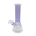 8" Mini Beaker Bong With Ice Catcher Assorted Colors