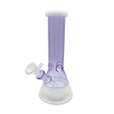 8" Mini Beaker Bong With Ice Catcher Assorted Colors