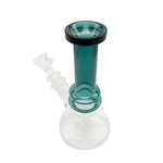 6" Color Neck Beaker Bong - with 14M Matching Bowl