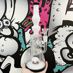 12 Inch Fab Egg Straight Dab Rig Recycler W/Seed of Life Perc