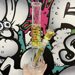 Glycerin Cooil Straight Freeze Bong Glass Water Pipe