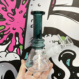 6" Color Neck Beaker Bong - with 14M Matching Bowl