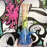 10 Inch Beaker Glass Water Pipe/ Bong Rasta