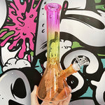 10 Inch Beaker Glass Water Pipe/ Bong Rasta