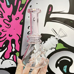6" Color Neck Beaker Bong - with 14M Matching Bowl