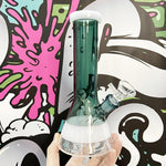 8" Mini Beaker Bong With Ice Catcher Assorted Colors