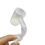 Electro Plated 25mm Quartz Banger Set Opaque Bottom