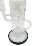 12 Inch Fab Egg Straight Dab Rig Recycler W/Seed of Life Perc