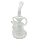 9" Concentrate Dab Rig Showerhead Klein Recycler Rig Dual Arm Bong
