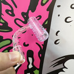 20mm Geometric Etched Quartz Banger Three Colors
