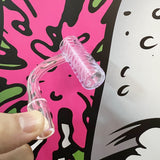 20mm Geometric Etched Quartz Banger Three Colors