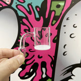 30mm Opaque Bottom Flat Top Quartz Banger