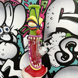 3D Joker Bong 9mm Straight Bong