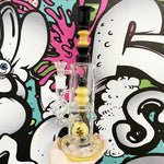 14.5" Bong Double Chamber Mushroom Perc