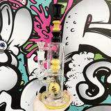 14.5" Bong Double Chamber Mushroom Perc