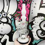 12 Inch Fab Egg Straight Dab Rig Recycler W/Seed of Life Perc