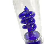 Double Chamber Glass Bongs with Coil Percolator