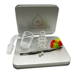 25mm Opaque Bottom Quartz Banger Set