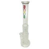 ROOR Double Honeycomb Glass Bong with 6-Arm Tree Perc