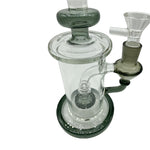 7" Mini Showerhead Perc Dab Rig Three Color