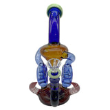 Double Horn Recycler Dab Rig Double Swiss Recycler