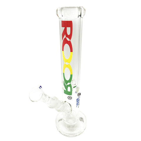 ROOR's 7mm Thick Glass Beaker Base Ice Bong Straight Cylinder Waterpipe