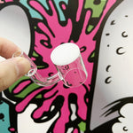 30mm Opaque Bottom Flat Top Quartz Banger