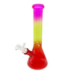 10 Inch Beaker Glass Water Pipe/ Bong Rasta