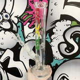 ROOR's 7mm Thick Glass Beaker Base Ice Bong Straight Cylinder Waterpipe