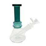 6" Color Neck Beaker Bong - with 14M Matching Bowl