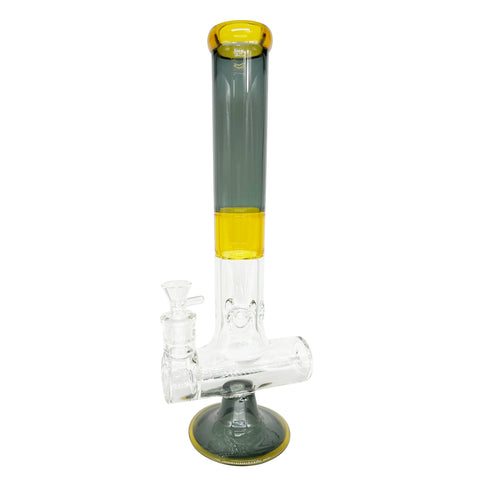 16 Inch Color Inline Diffused Straight Tube Bong