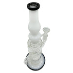 12 Inch Fab Egg Straight Dab Rig Recycler W/Seed of Life Perc