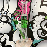 Glycerin Cooil Straight Freeze Bong Glass Water Pipe
