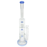 Triple Chamber Stereo Matrix Perc Glass Bong