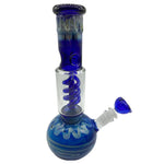 11'' Coil Condenser Spiral Percolator Beaker Bong