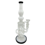 12 Inch Fab Egg Straight Dab Rig Recycler W/Seed of Life Perc