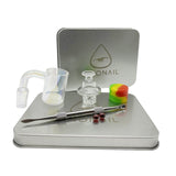 Electro Plated 25mm Quartz Banger Set Opaque Bottom