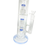 Triple Chamber Stereo Matrix Perc Glass Bong