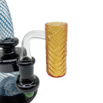 20mm Geometric Etched Quartz Banger Three Colors