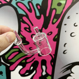 25MM FLAT TOP QUARTZ BANGER E-NAIL V2