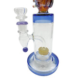 11" Showerhead Perc Heady Glass Straight Bong