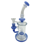7" Mini Showerhead Perc Dab Rig Three Color