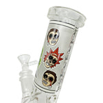 Rick and Morty Collection Uv Reactive Rick & Morty Dab Rig Beaker Bong