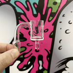 25MM FLAT TOP QUARTZ BANGER E-NAIL V2