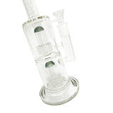 Double Stereo Matrix Percolator Glass Bong